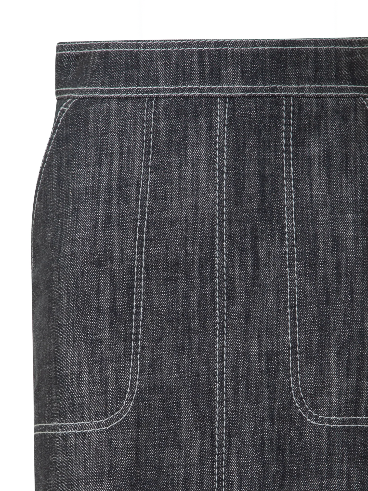 A-Line Skirt in Cotton Denim - Image 4