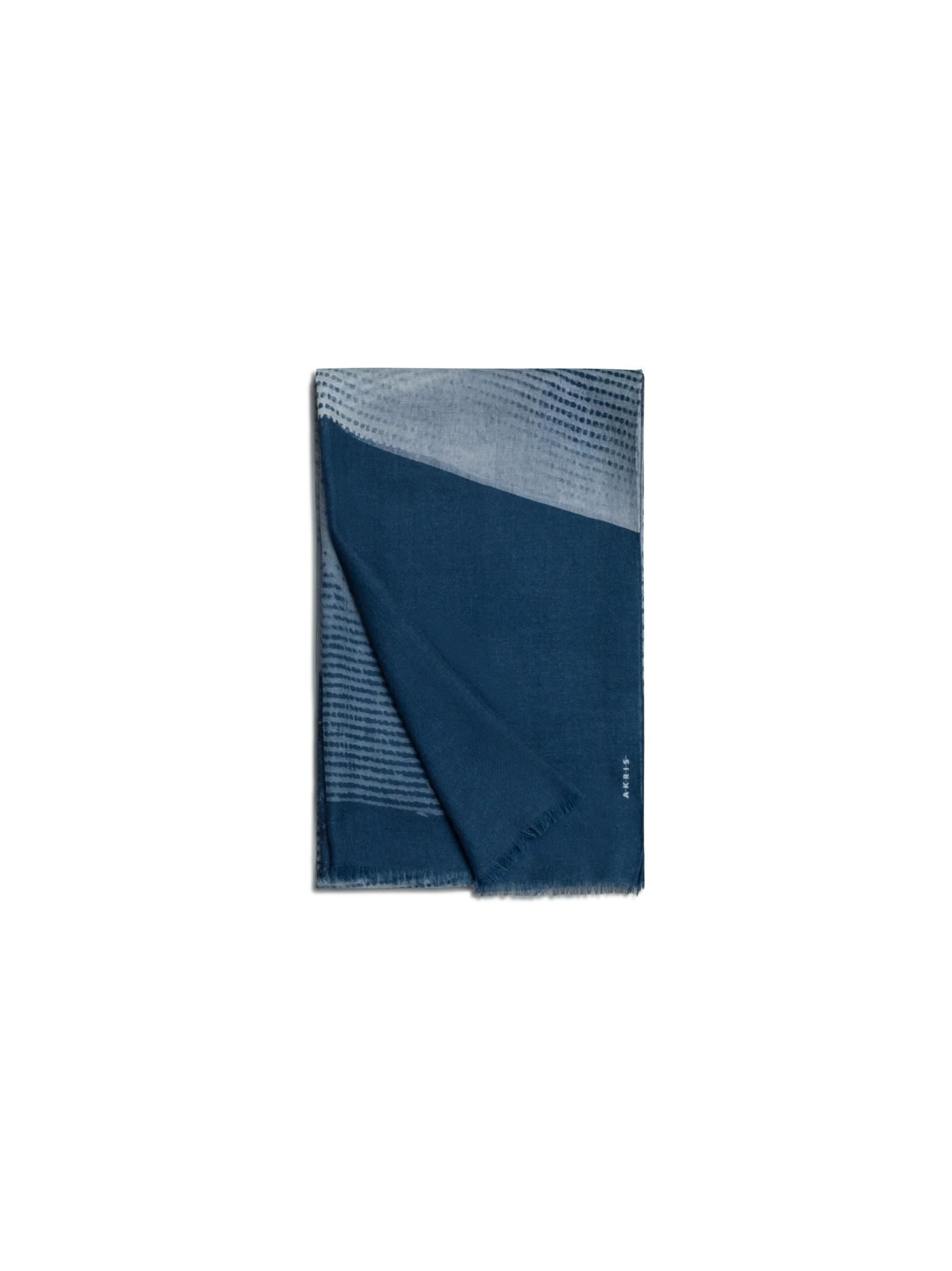 Cashmere Scarf in Zigzag Print - Image 3