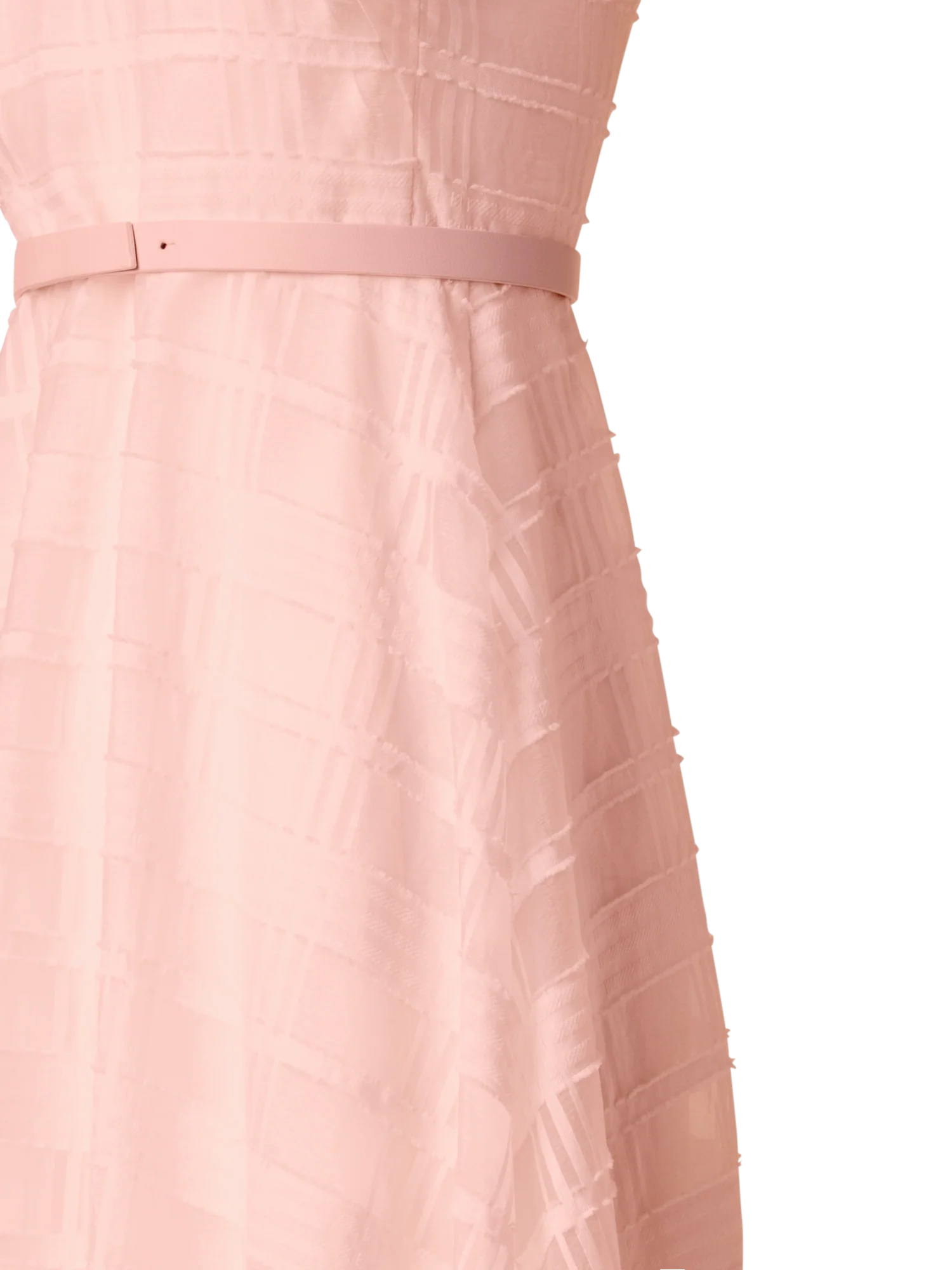 Fit-and-Flare Midi Dress in Cotton Organza - Image 3