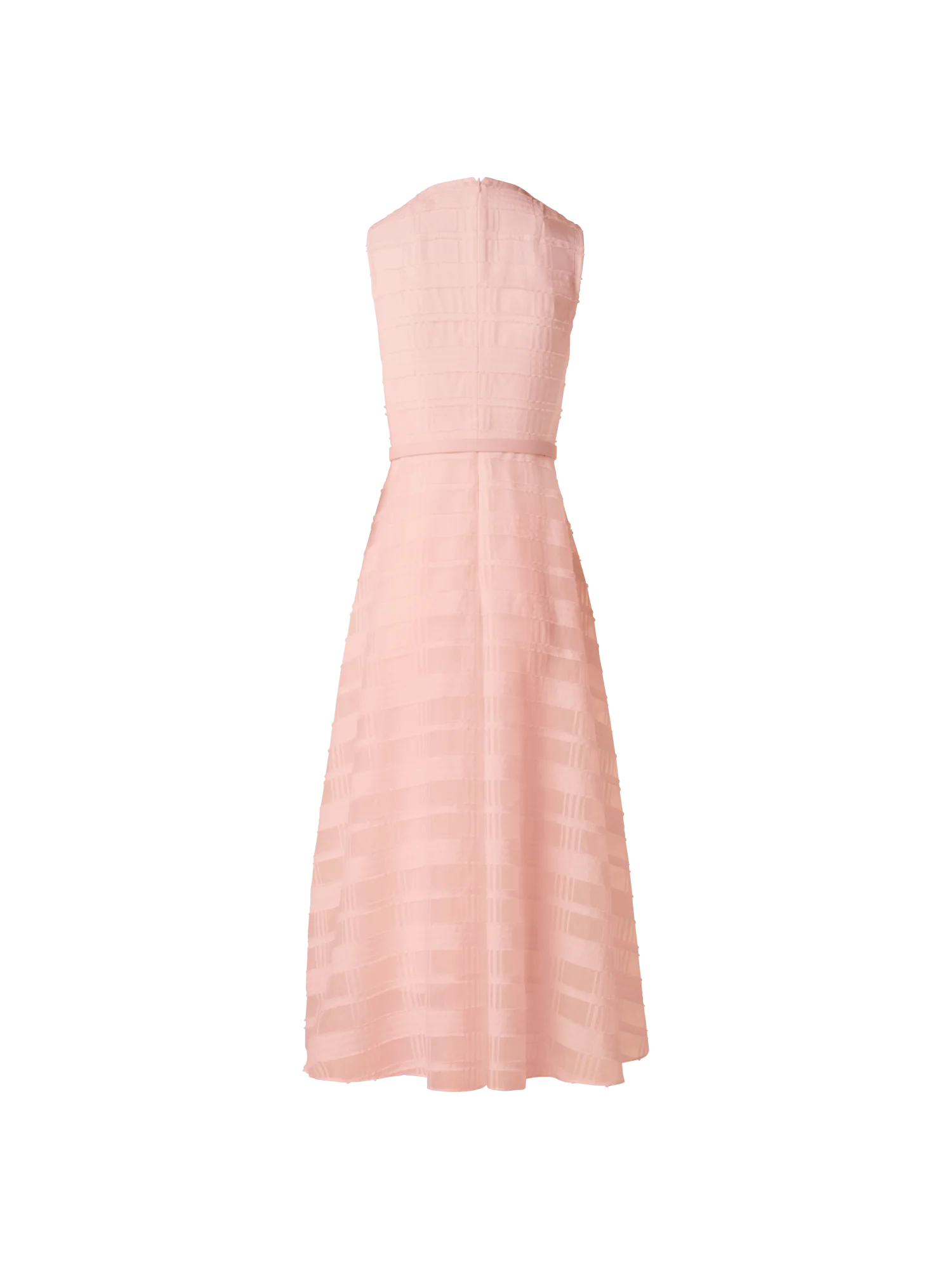 Fit-and-Flare Midi Dress in Cotton Organza - Image 4