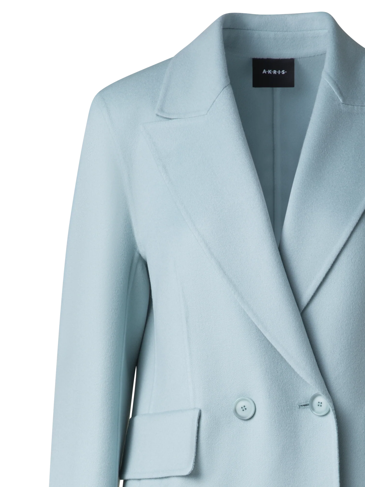 Double Breasted Coat in Cashmere Double-Face - Image 5