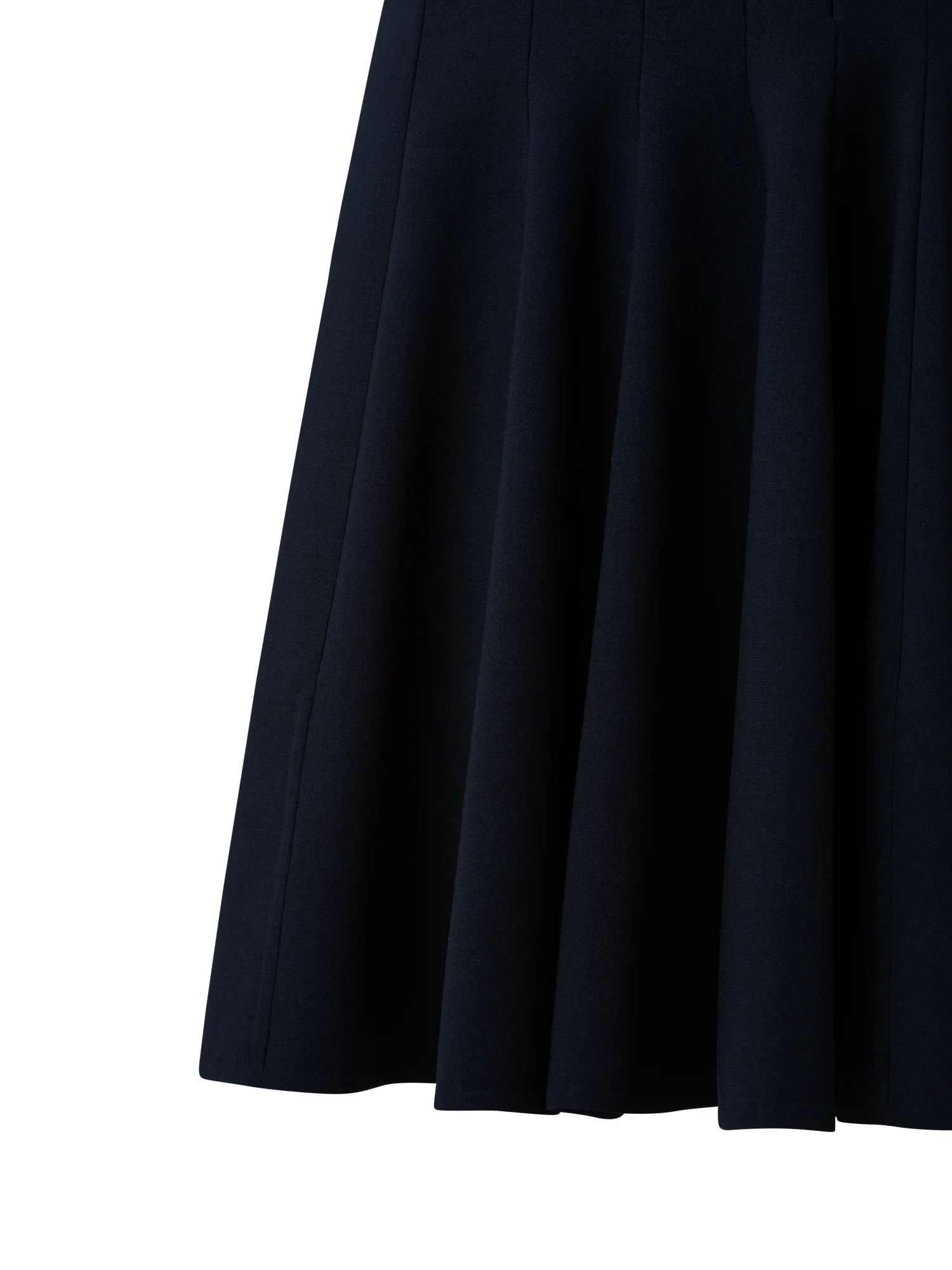 Wool Double-Face Dress with Skaters Pleats - Image 3
