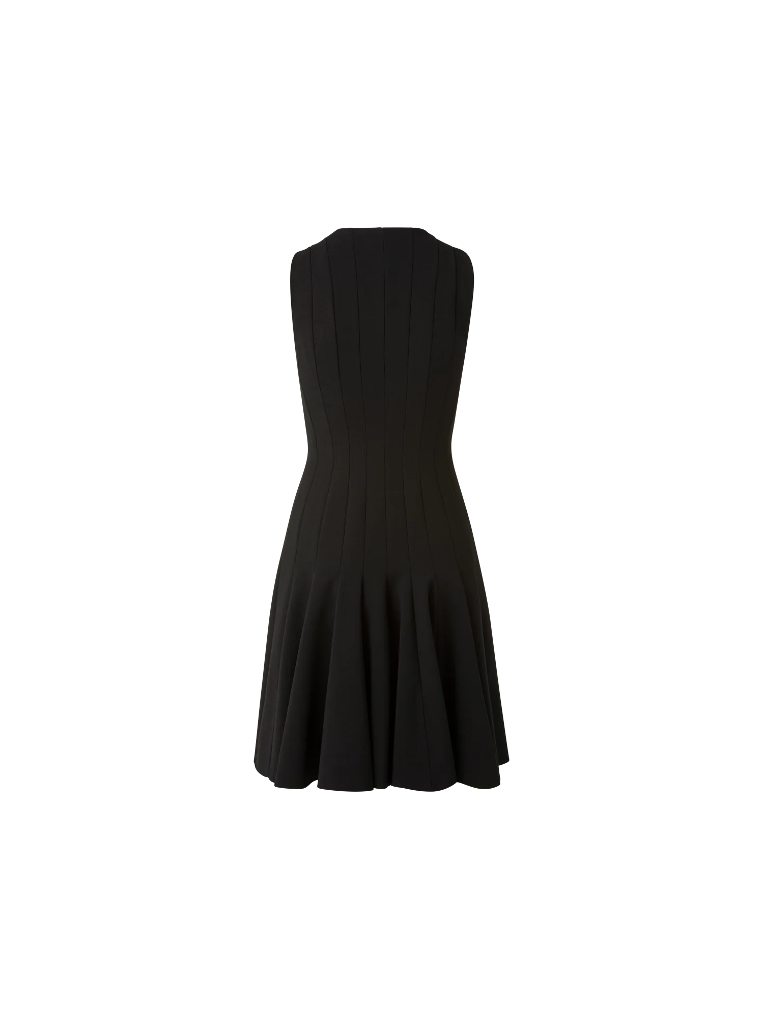 Wool Double-Face Dress with Skaters Pleats - Image 3