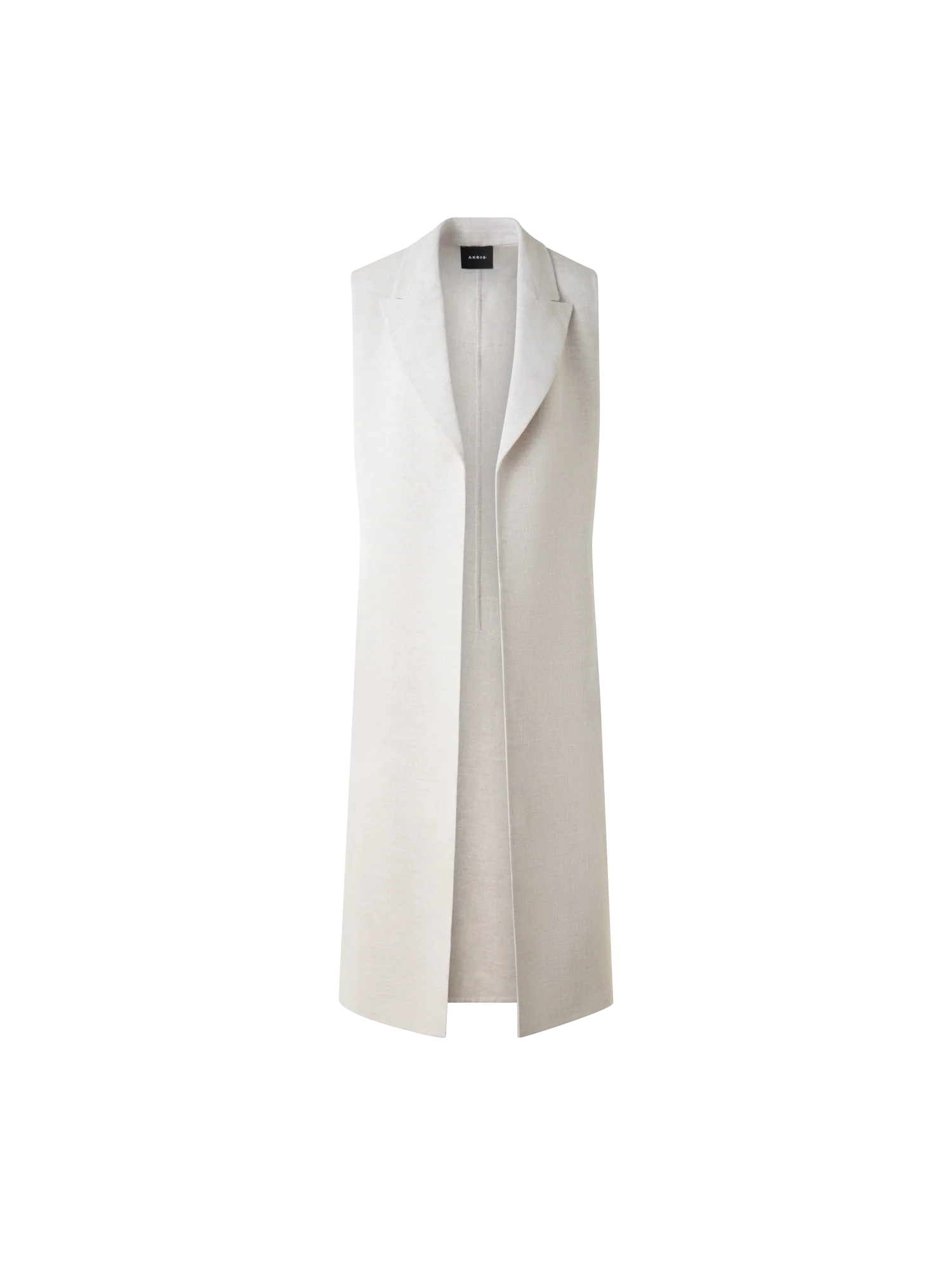 Duo Coat - Vest and Bolero in Linen Double-Face - Image 5