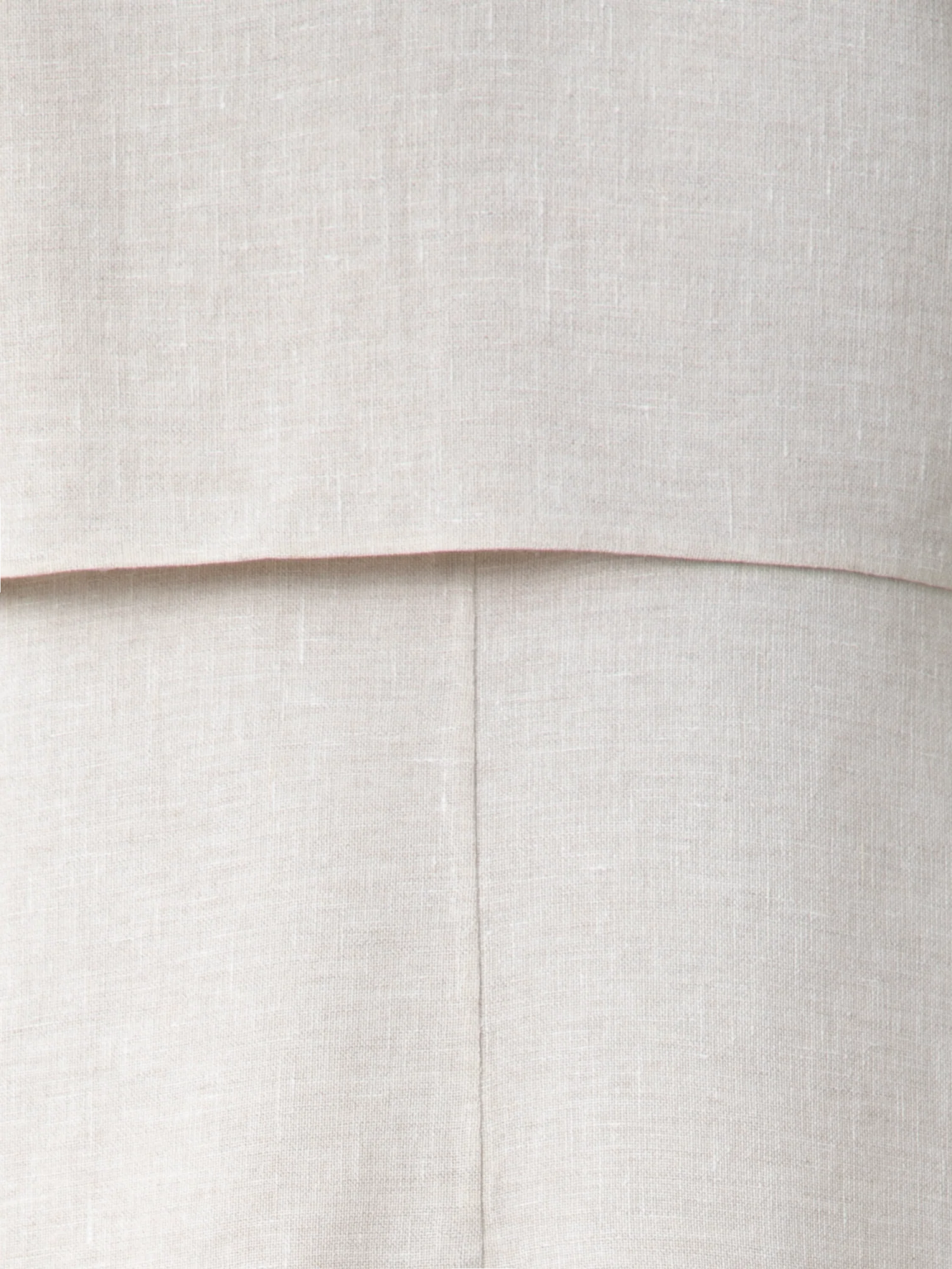 Duo Coat - Vest and Bolero in Linen Double-Face - Image 6