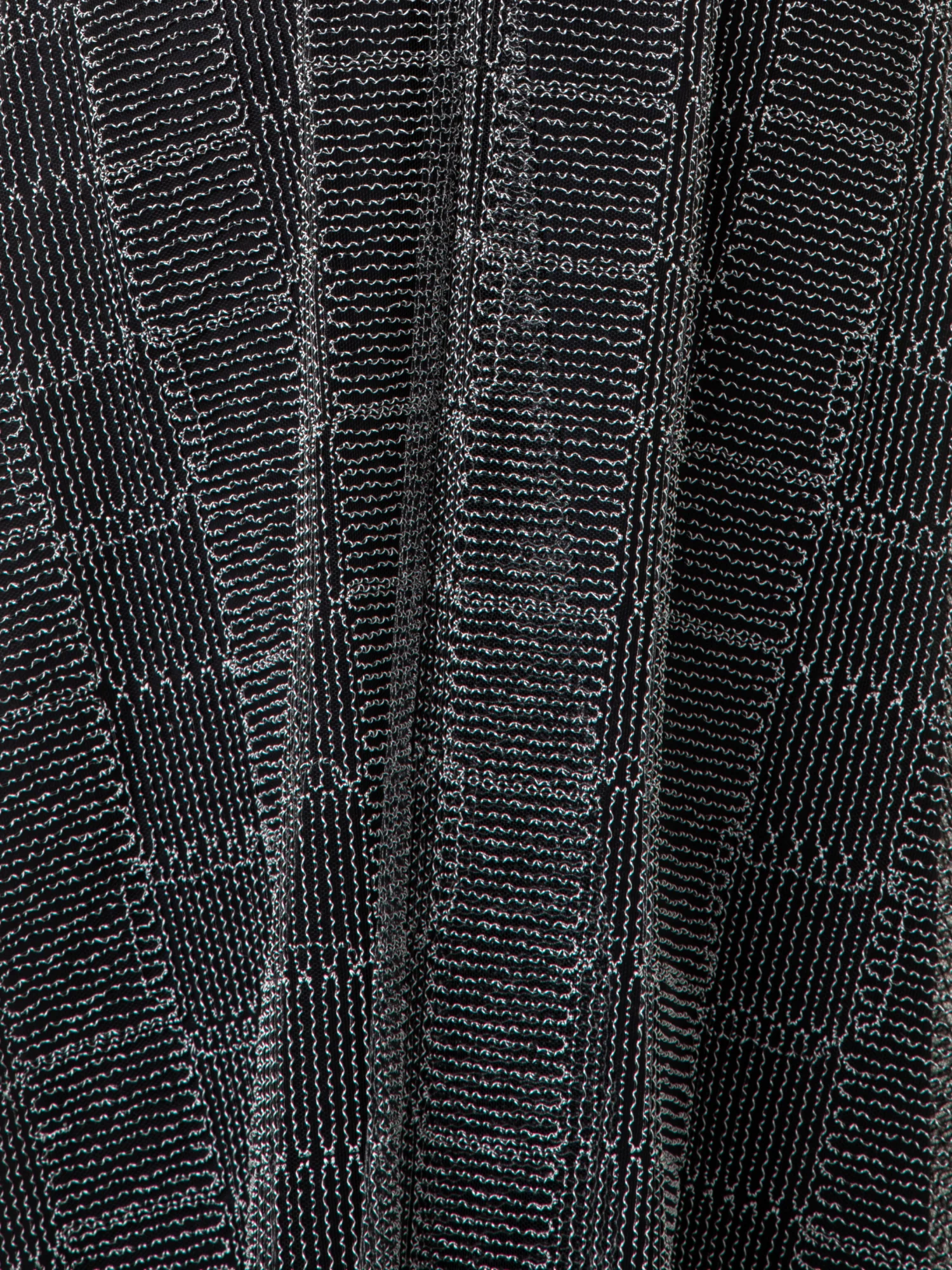 Fit and Flare Squares on Tulle Midi Dress - Image 6