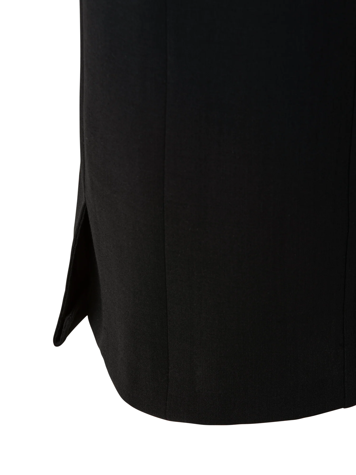 Wool Double-Face Pencil Skirt with Slits - Image 4