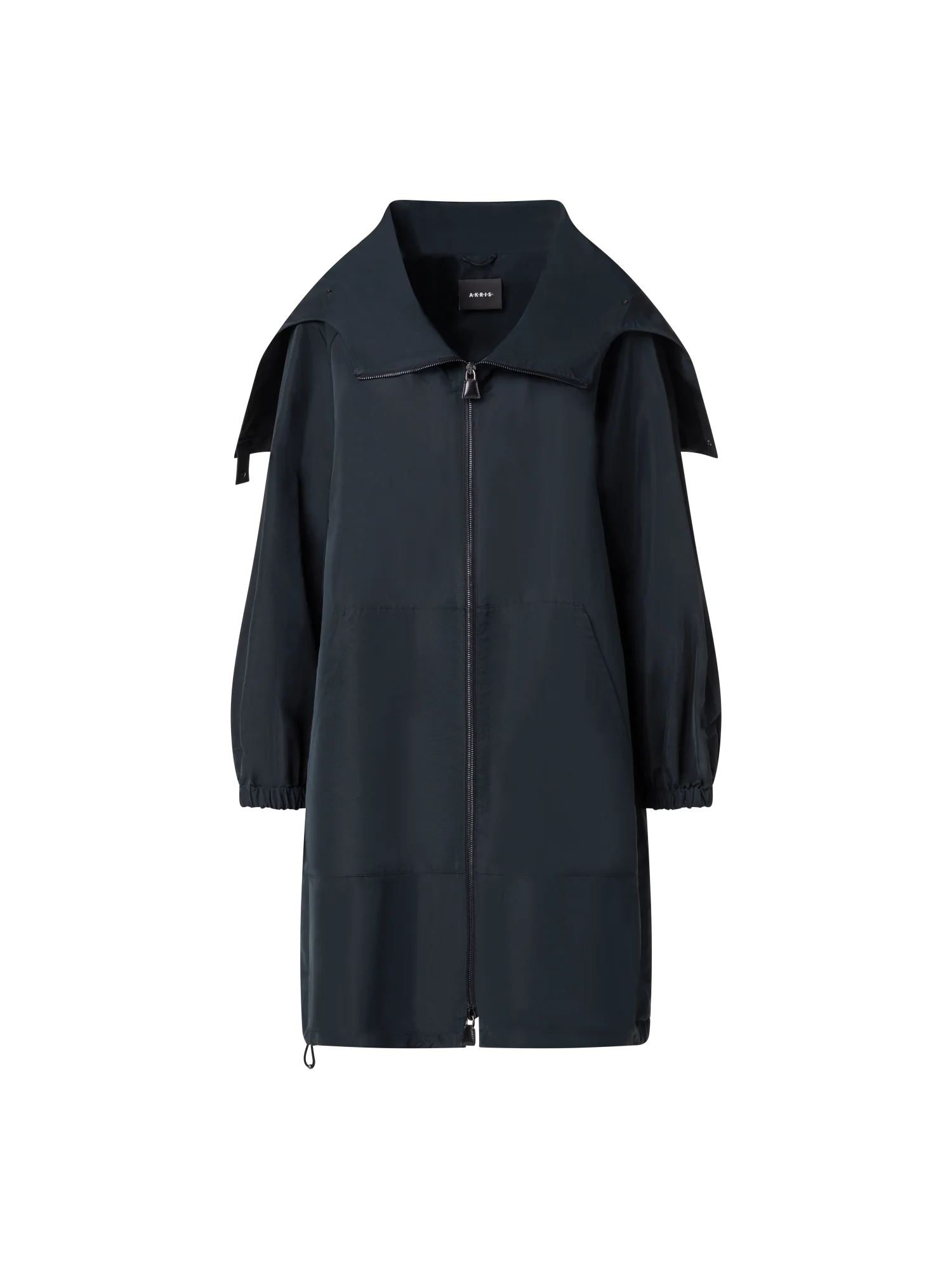 Water-Repellent Silk Taffeta Parka - Image 7