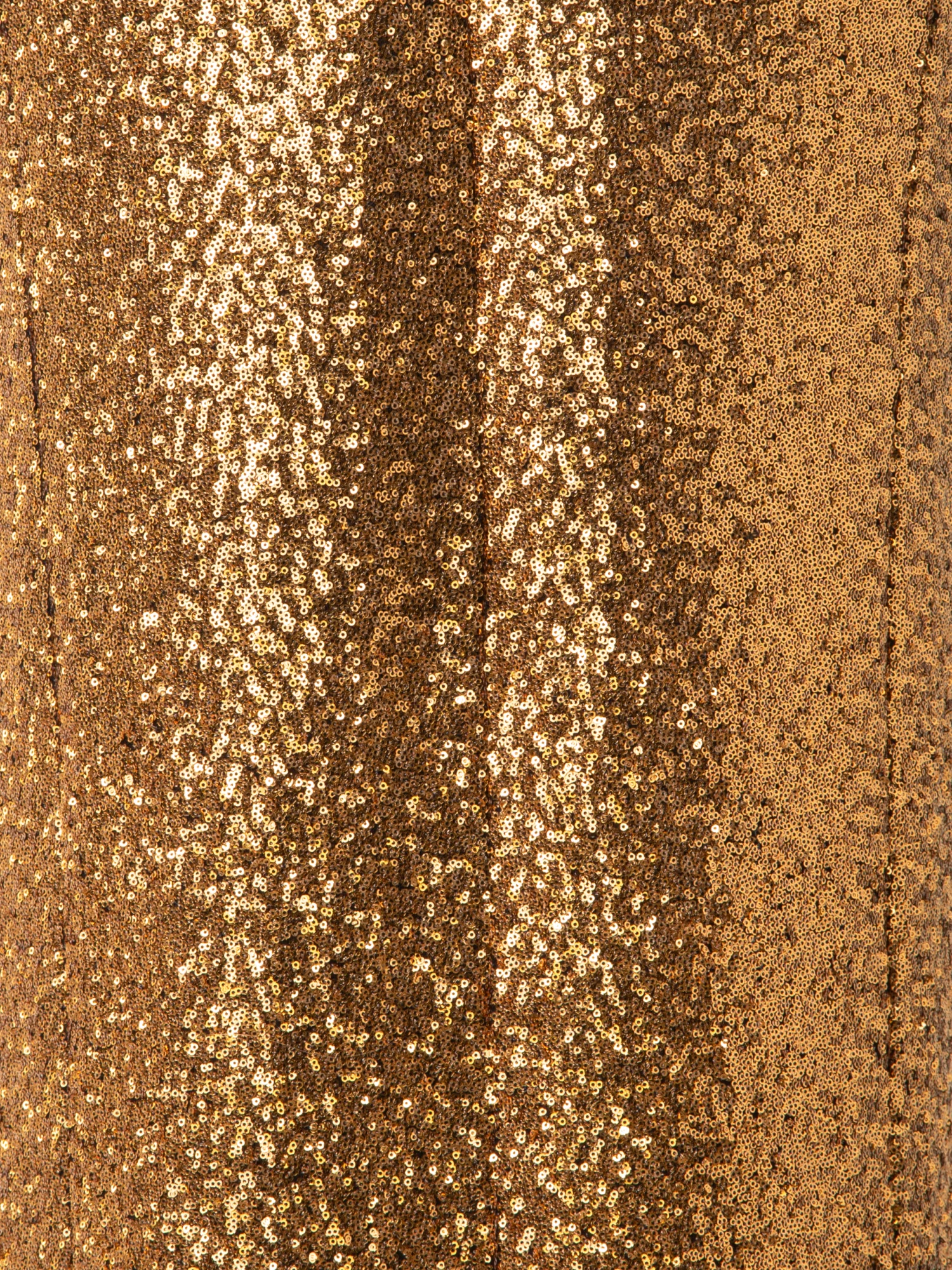 Long Sequined Evening Gown with V-Neck - Image 6