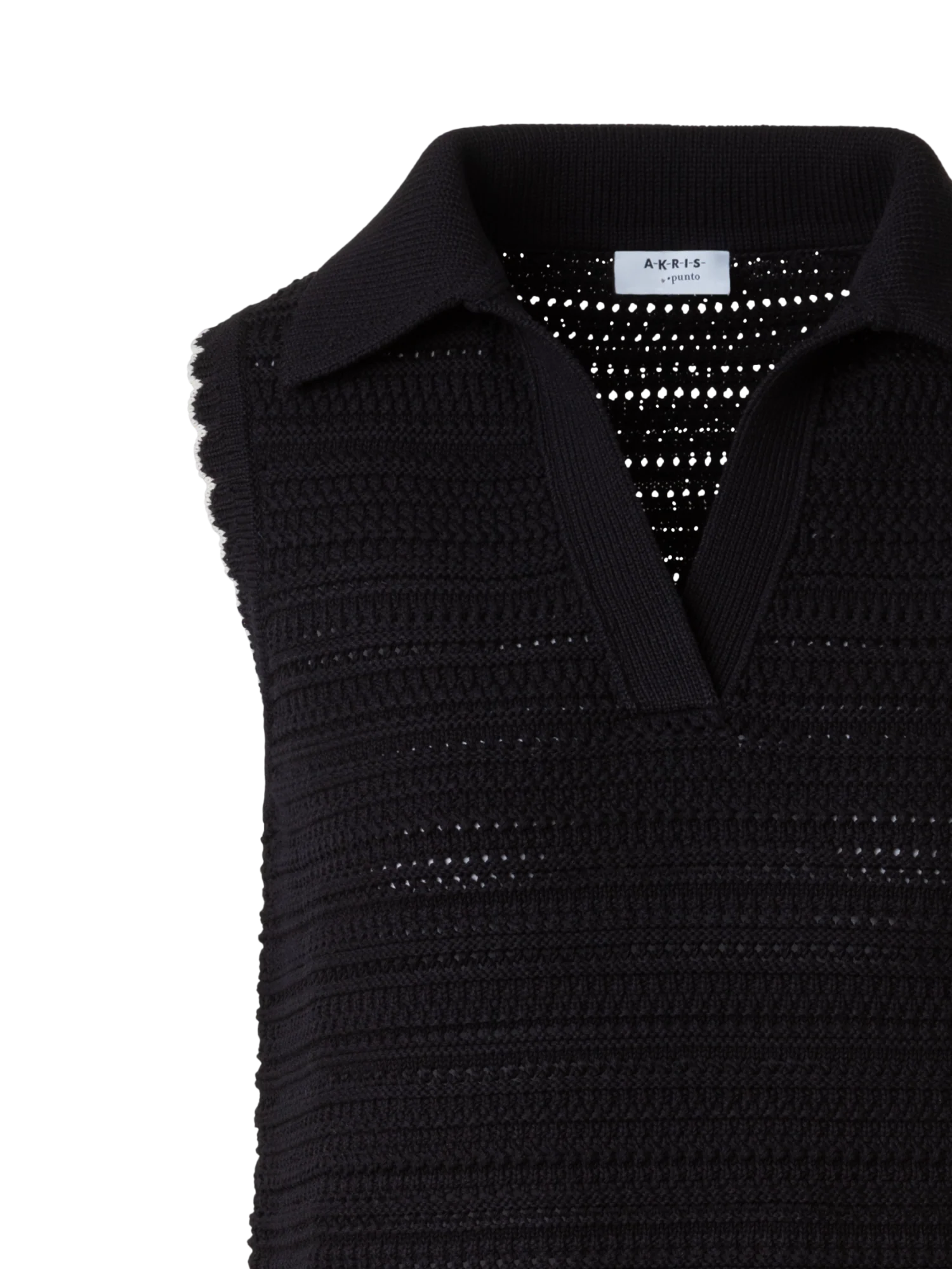 Polo Knit Dress in Chunky Knit Cotton - Image 4