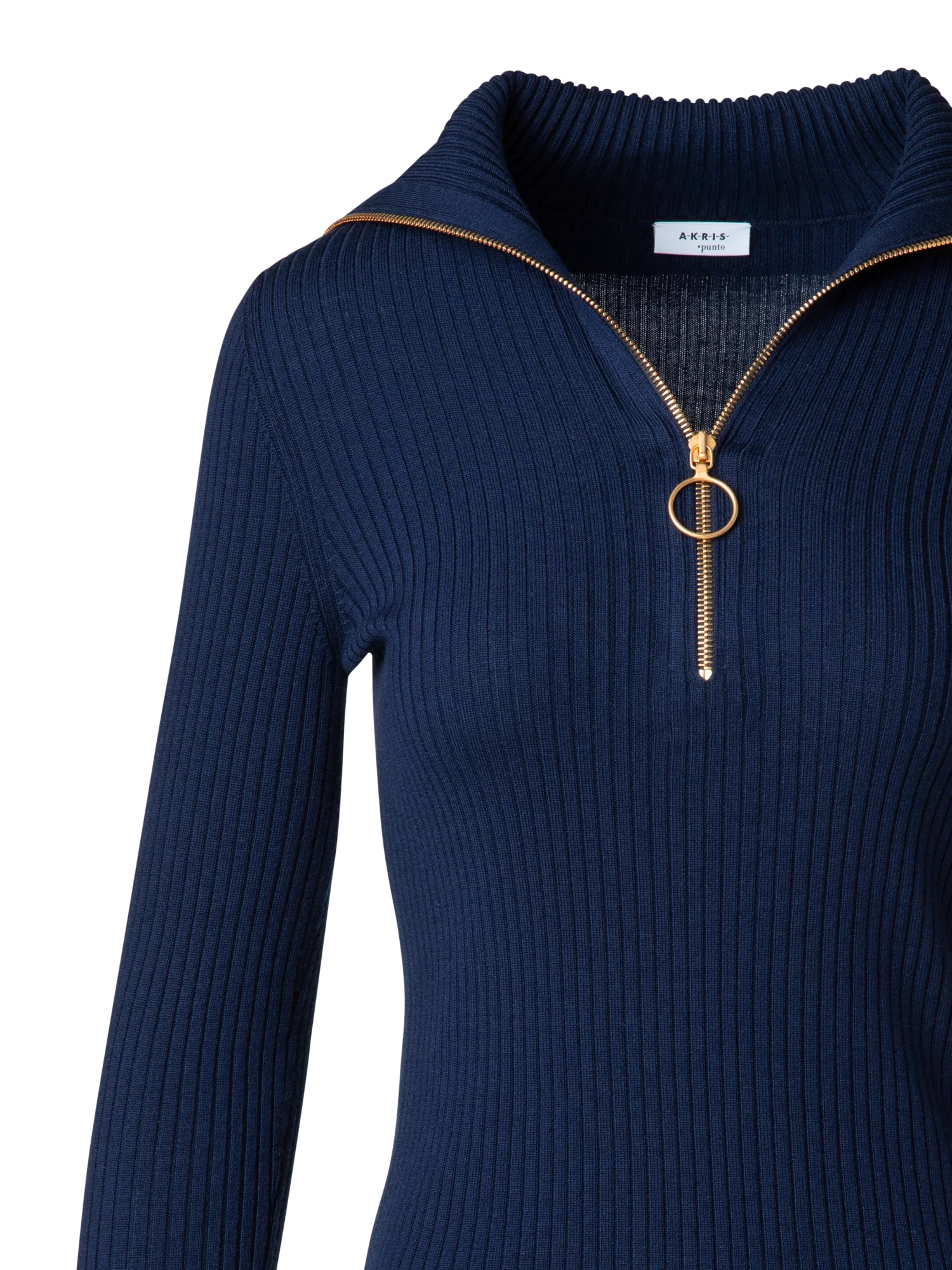Ribbed Merino Sweater with XL-Collar - Image 5