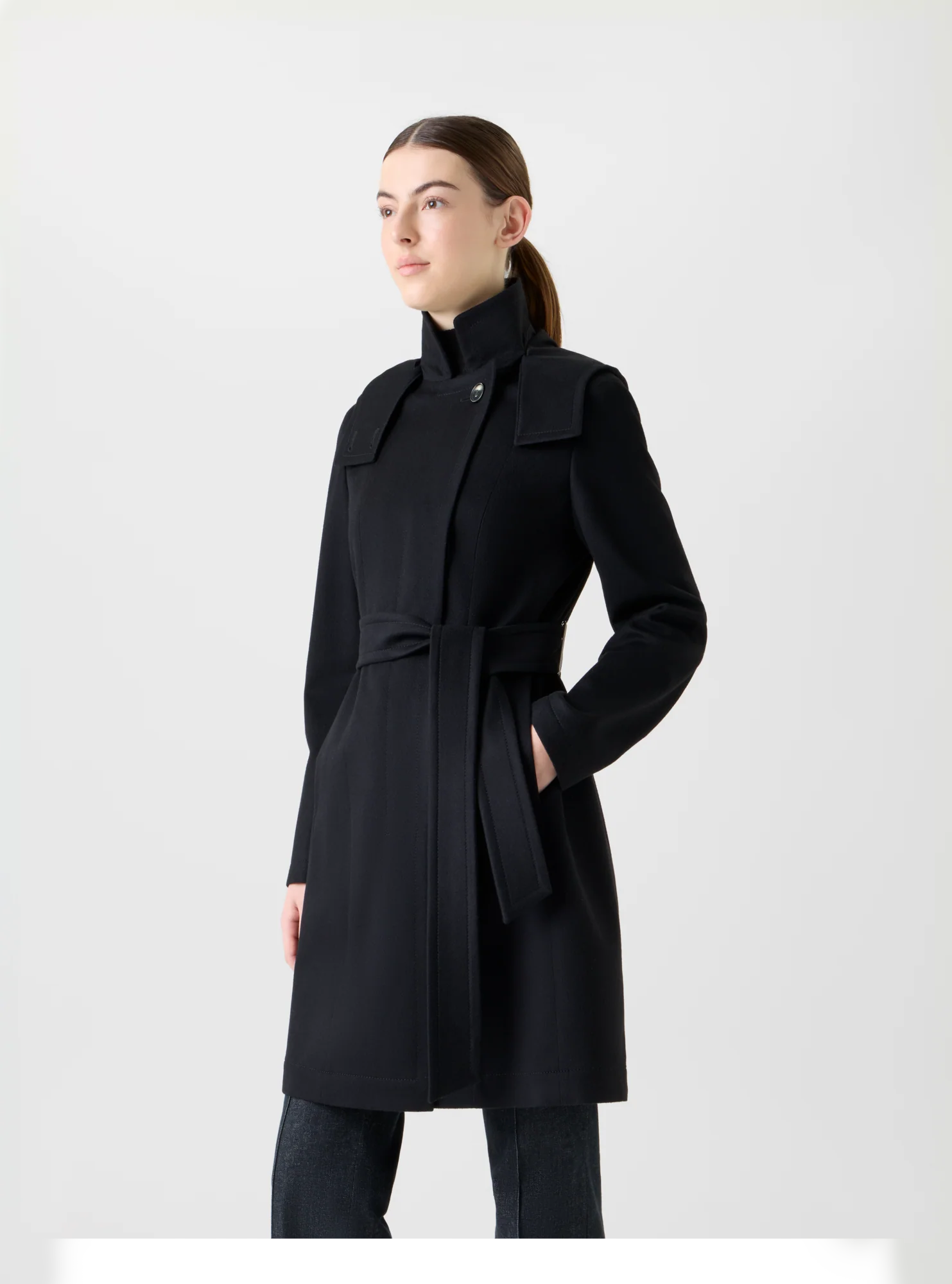 Short Cashmere Storm-System® Trench Coat - Image 6