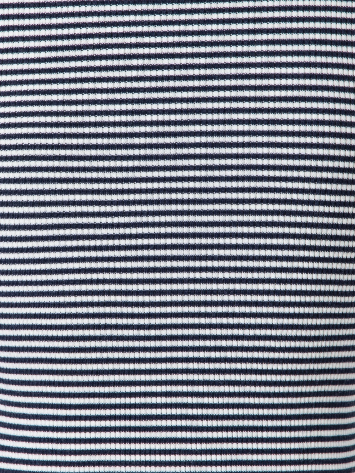 Short Sleeve Sweater in Striped Virgin Wool - Image 6