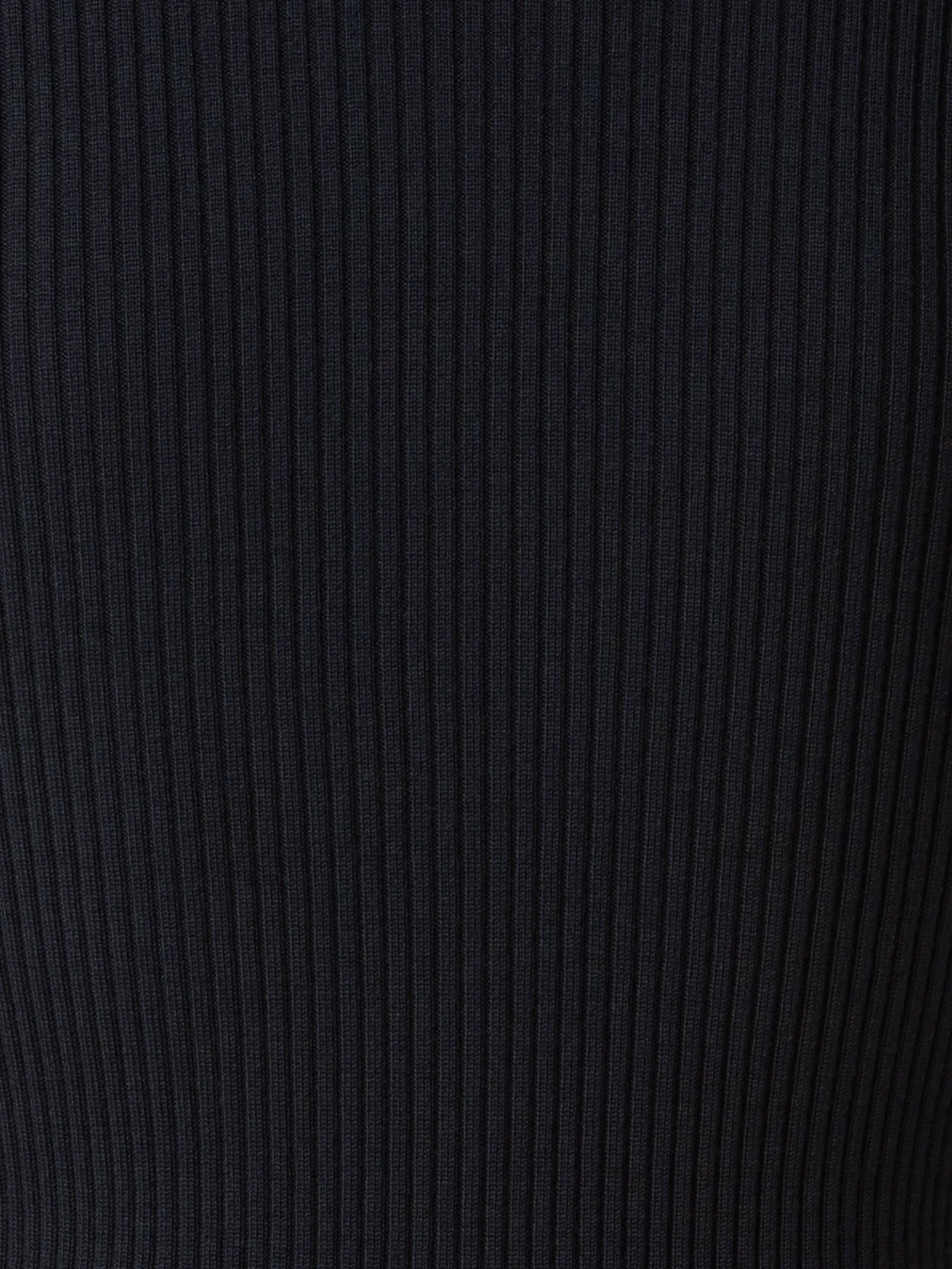 Short Sleeve Virgin Wool Sweater with Piping - Image 5