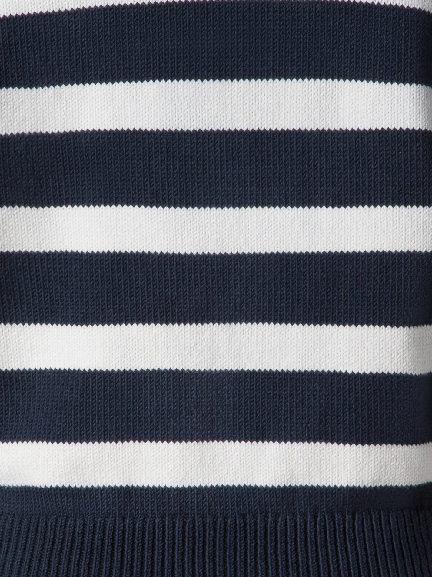 Striped Marine Style Sweater with Sailor Collar - Image 6