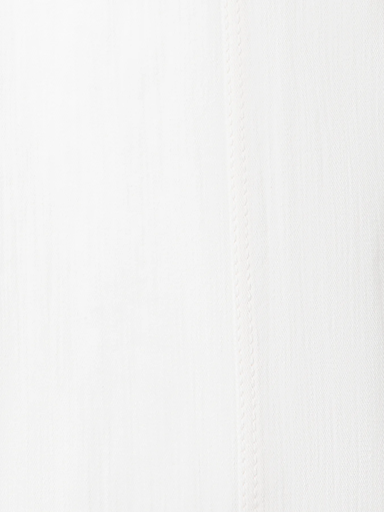 Cropped Wide Cotton Denim Stretch Pants - Image 6