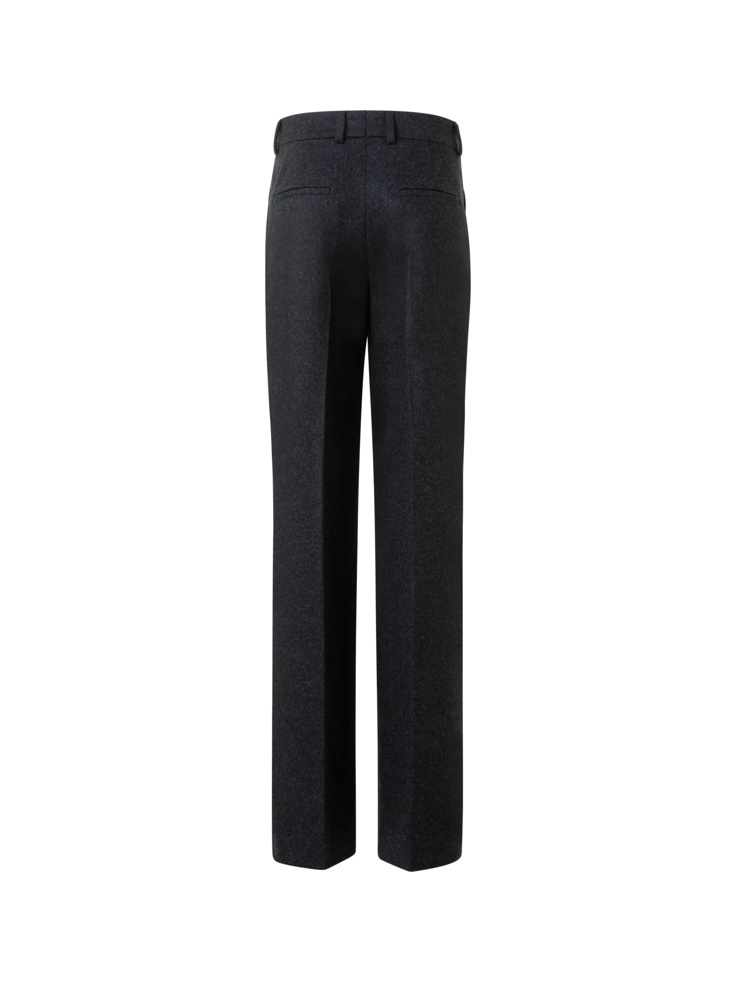 Wide Straight Wool Flannel Pants - Image 6