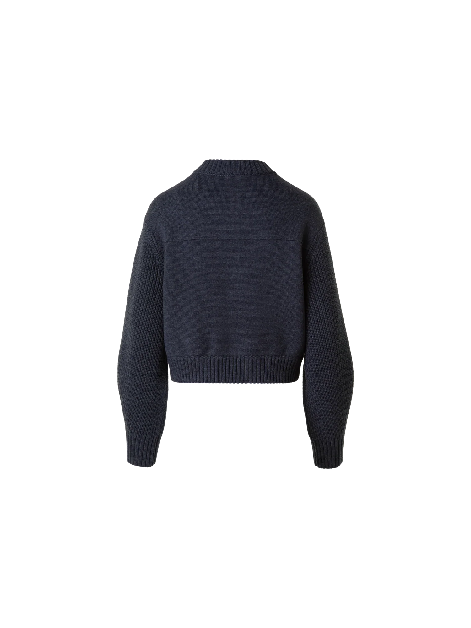 Wool Milano Knit Bomber Jacket - Image 7